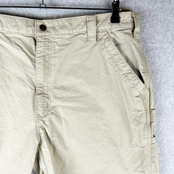 Carhartt Mens Size 40 Shorts Work Shorts Work Tan Pockets - Picture 3 of 9